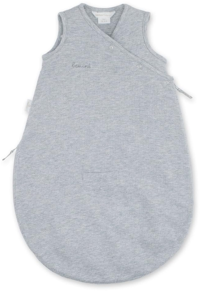 BEMINI Schlafsack Waffle bio tog 1 Mix grey Bild 1