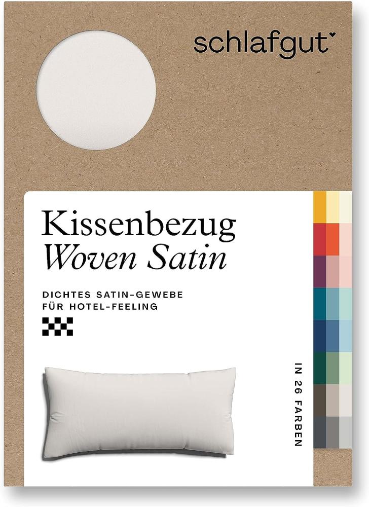 Schlafgut Kissenbezug Woven Satin aus Mako-Baumwolle, langlebig, pflegeleicht, dicht gewebt, (1 Stück), Kissenhülle mit Reißverschluss, passender Bettbezug erhältlich Bild 1