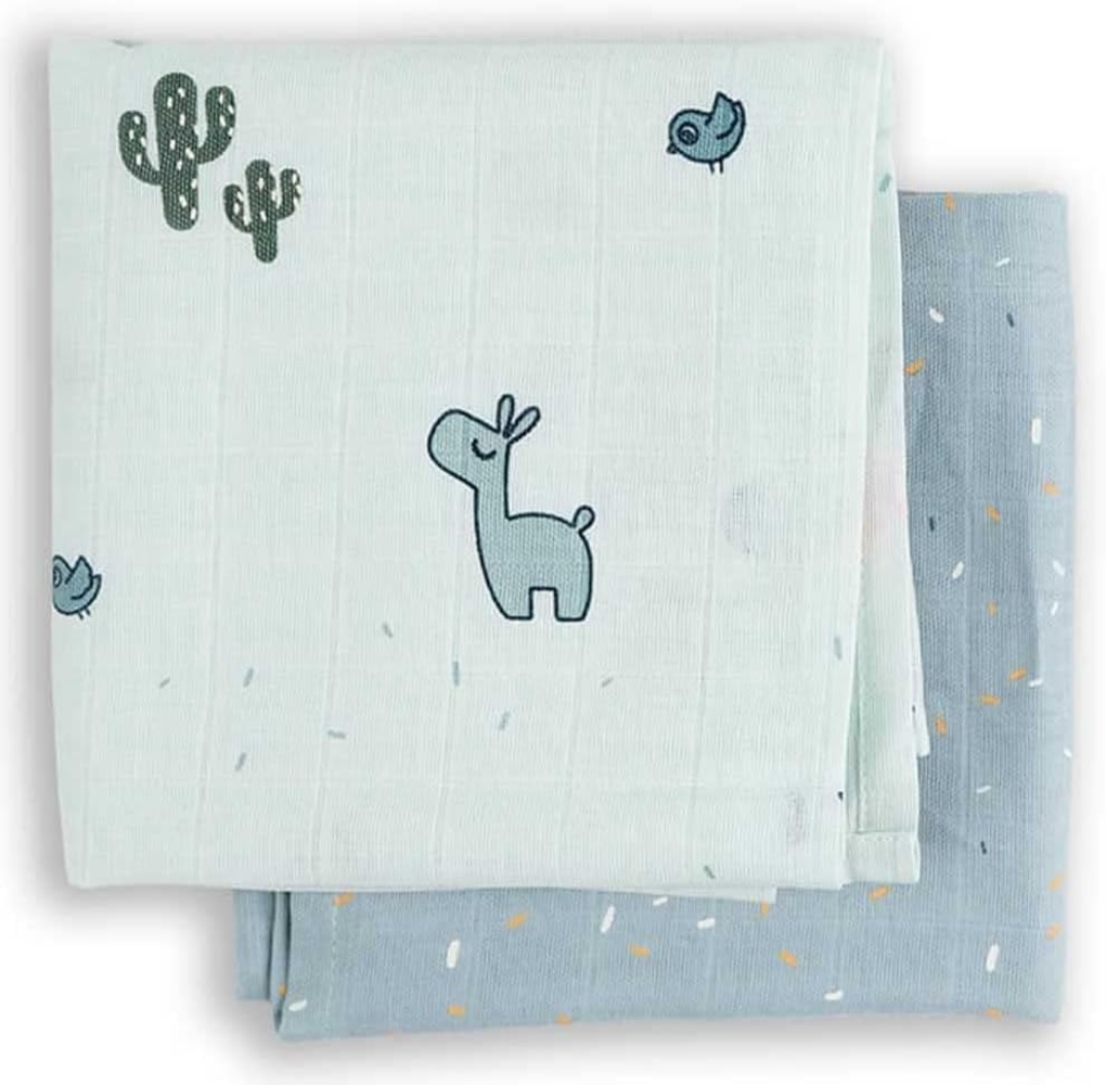 Done By Deer Lalee Swaddle Blue 2 Stück Blau Bild 1
