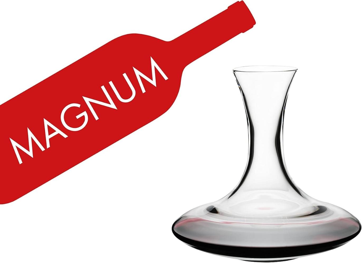 Riedel Dekanter Ultra Magnum, Glasdekanter, Dekantierflasche für Wein, hochwertiges Glas, 2000 ml, 2400/13 Bild 1