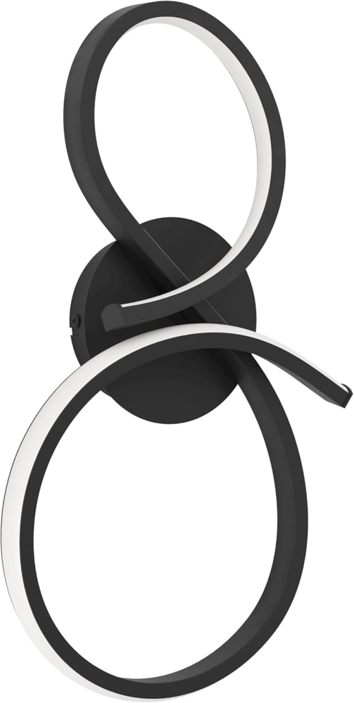 Eglo LED Wandleuchte Serpins schwarz 40 x 20,5 cm Bild 1