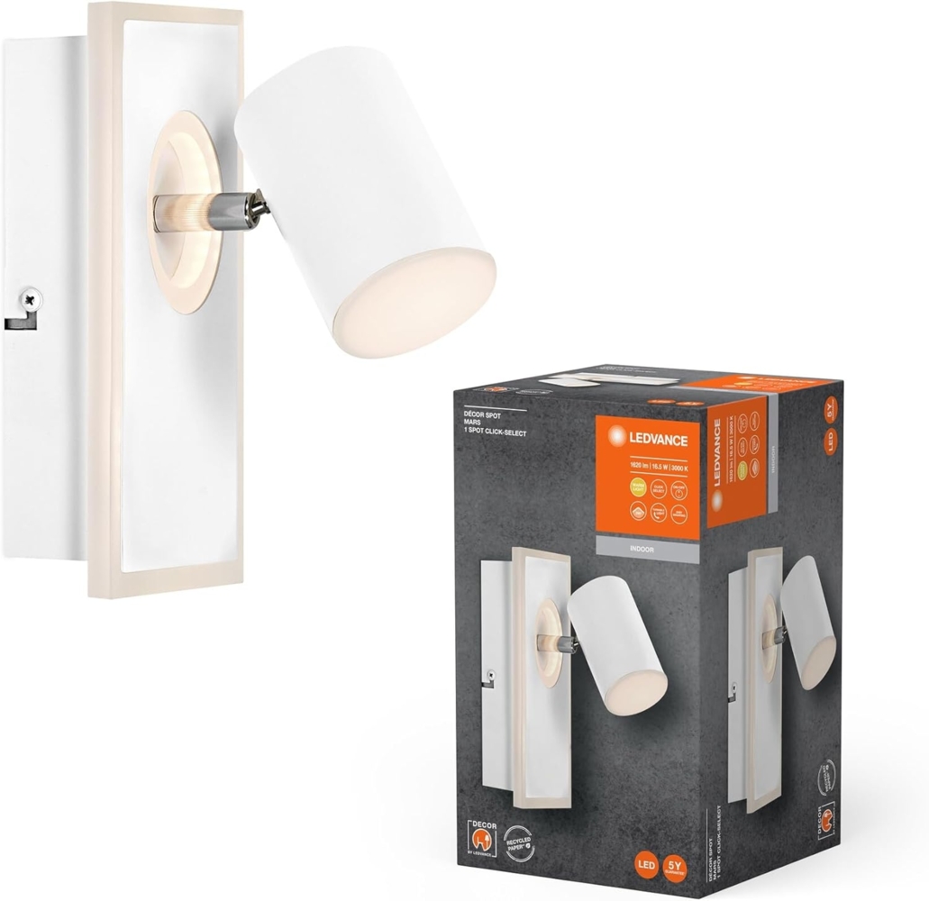 LEDVANCE Decor Spot Mars CLICK-SELECT Weiß 1 Spot Bild 1