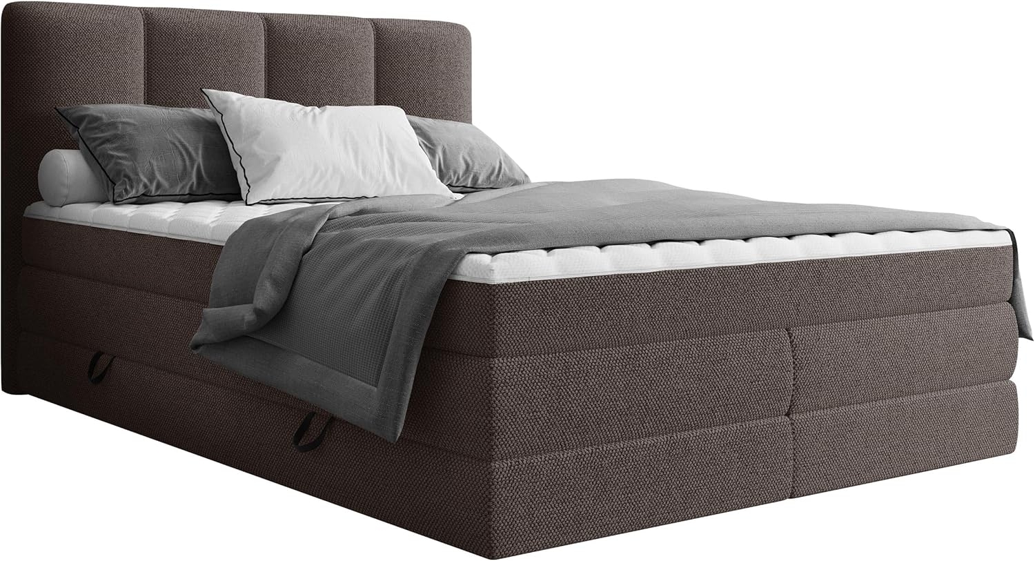 Boxspringbett Pregito (Farbe: Onega 03, Größe: 160 x 200) Bild 1