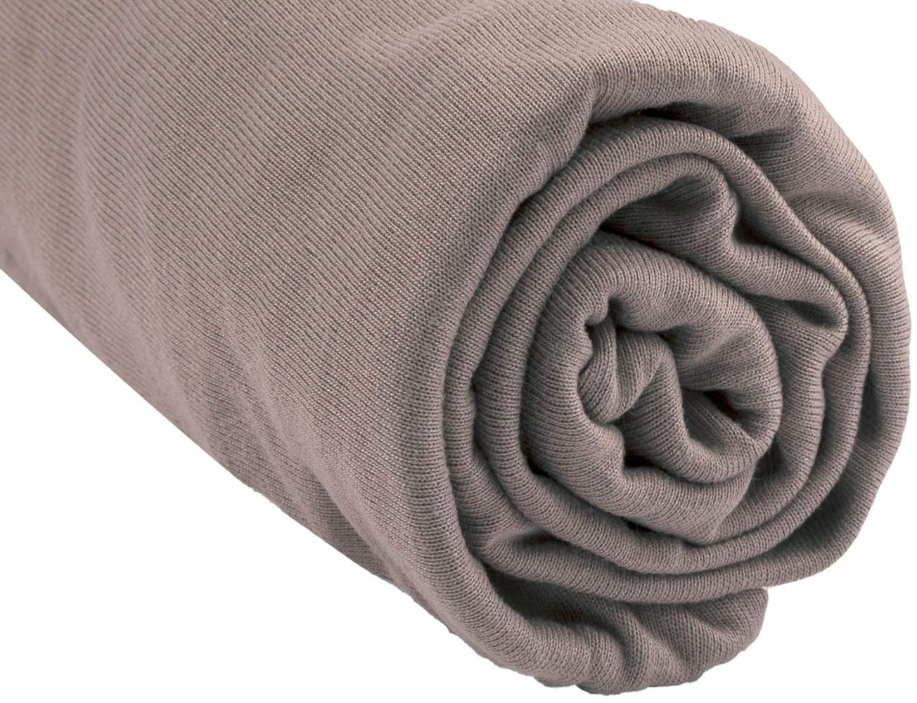 Easy Dort Spannbettlaken, Stretch-Jersey, Taupe, 90x190 / 90x200 Bild 1