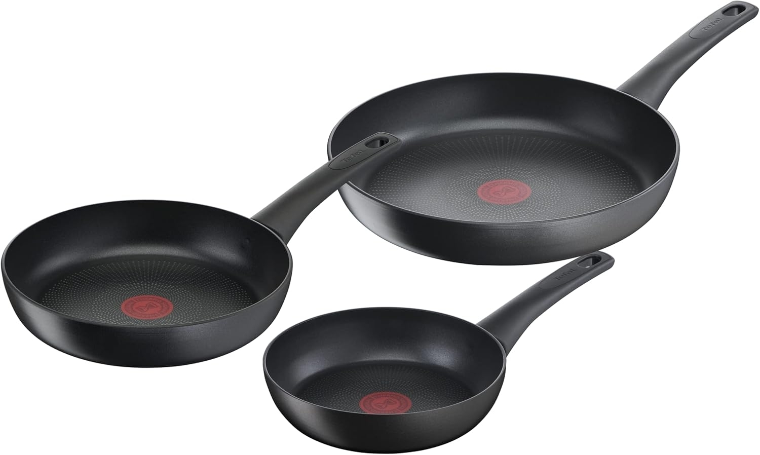 Tefal Pfannen-Set Ultimate On, Aluminium (Set, 3-tlg, Tefal Ultimate On Pfannenset 3-tlg. (20, 24, 28 cm), Antihaftversiegelung, Temperaturanzeiger, Induktion Bild 1