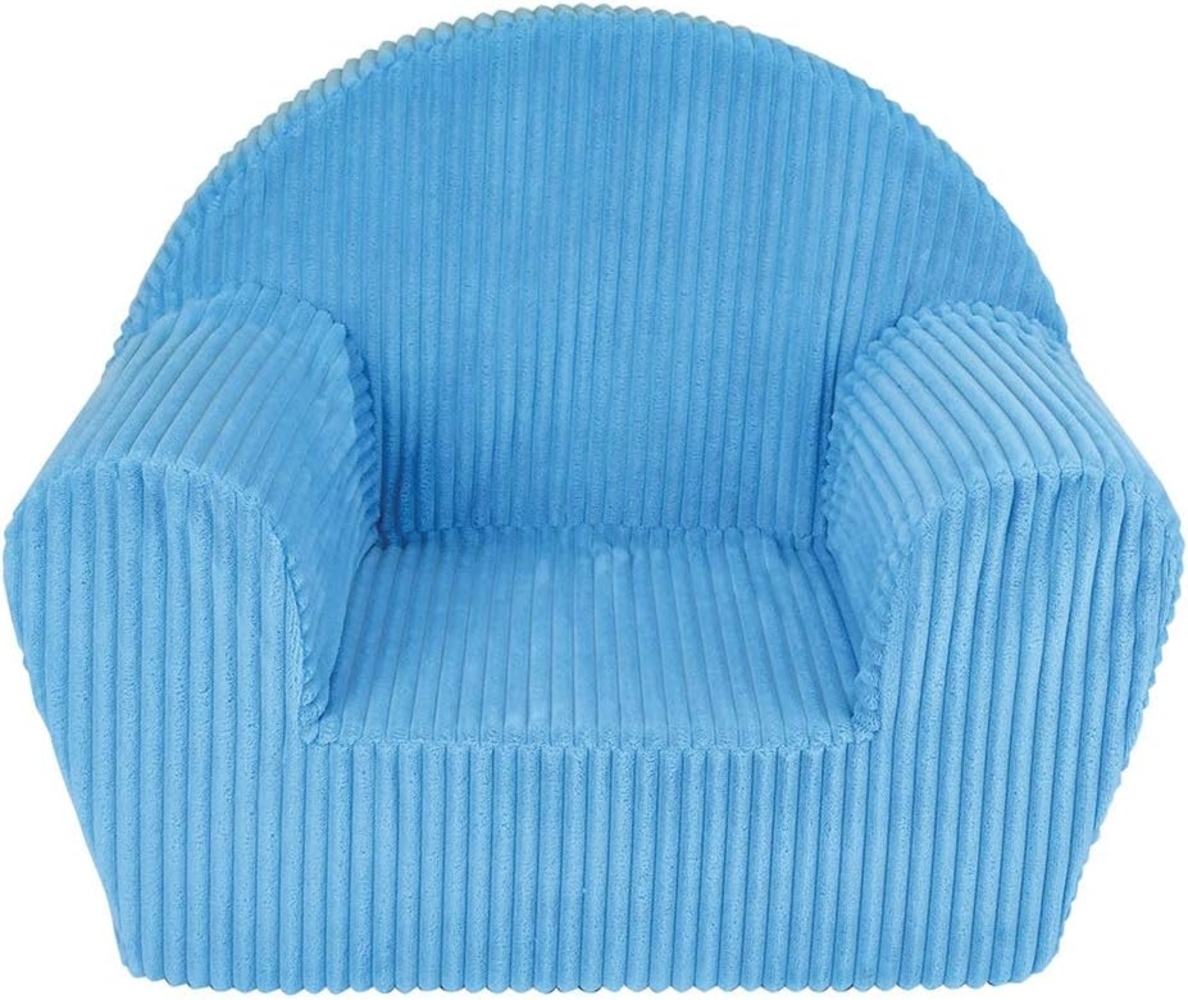 Unbekannt Fun House 712720 Sessel Club blau aus Schaumstoff für Kinder Bezug 100% Polyester, Schaumstoff 100% Polyether 52 x 33 x 42 cm Bild 1