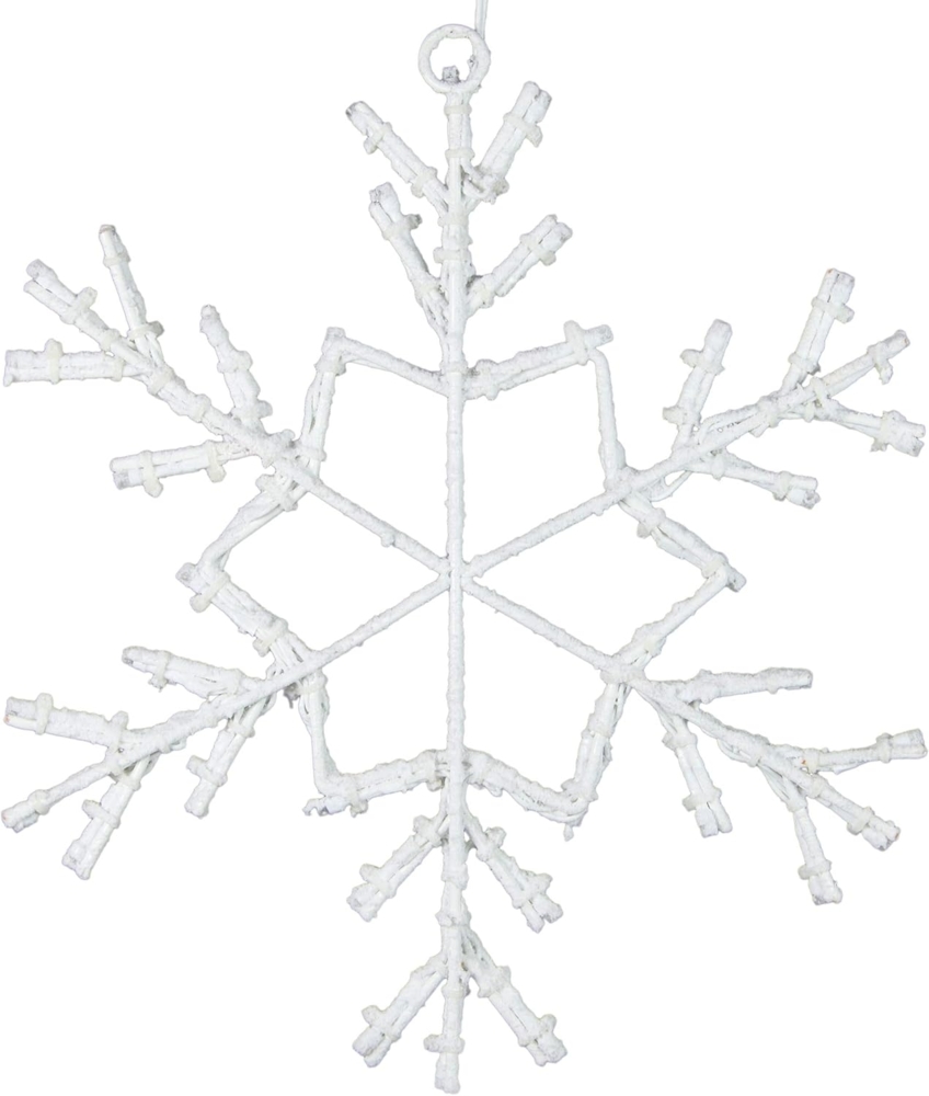 Nipach LED Fensterbild XA11276 LED Schneeflocke Schneeoptik 36er ww Bild 1