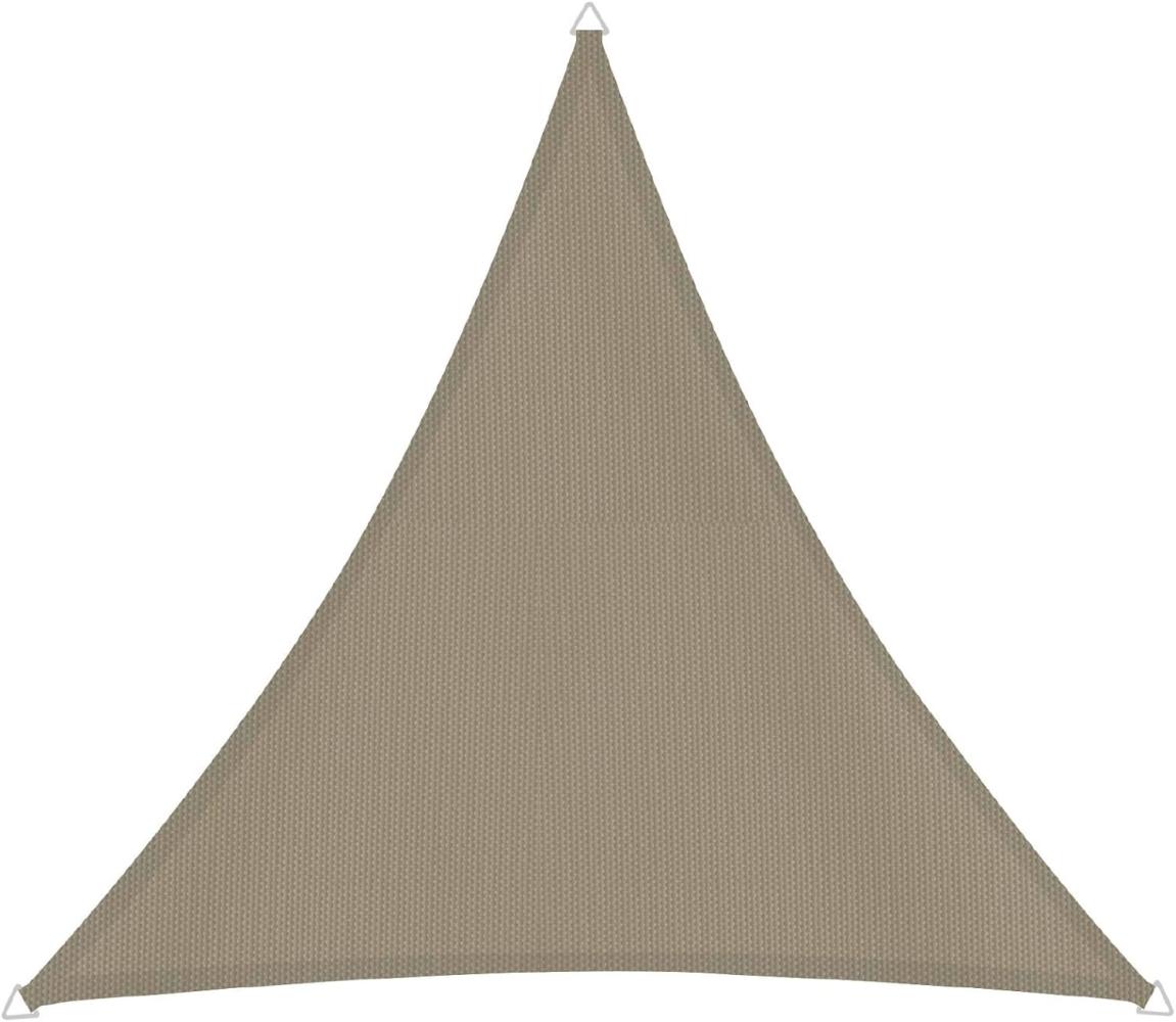 Windhager Sonnensegel Cannes 4x4x4m taupe Sonnenschutz UV-Schutz 50+ Sonnendach Bild 1