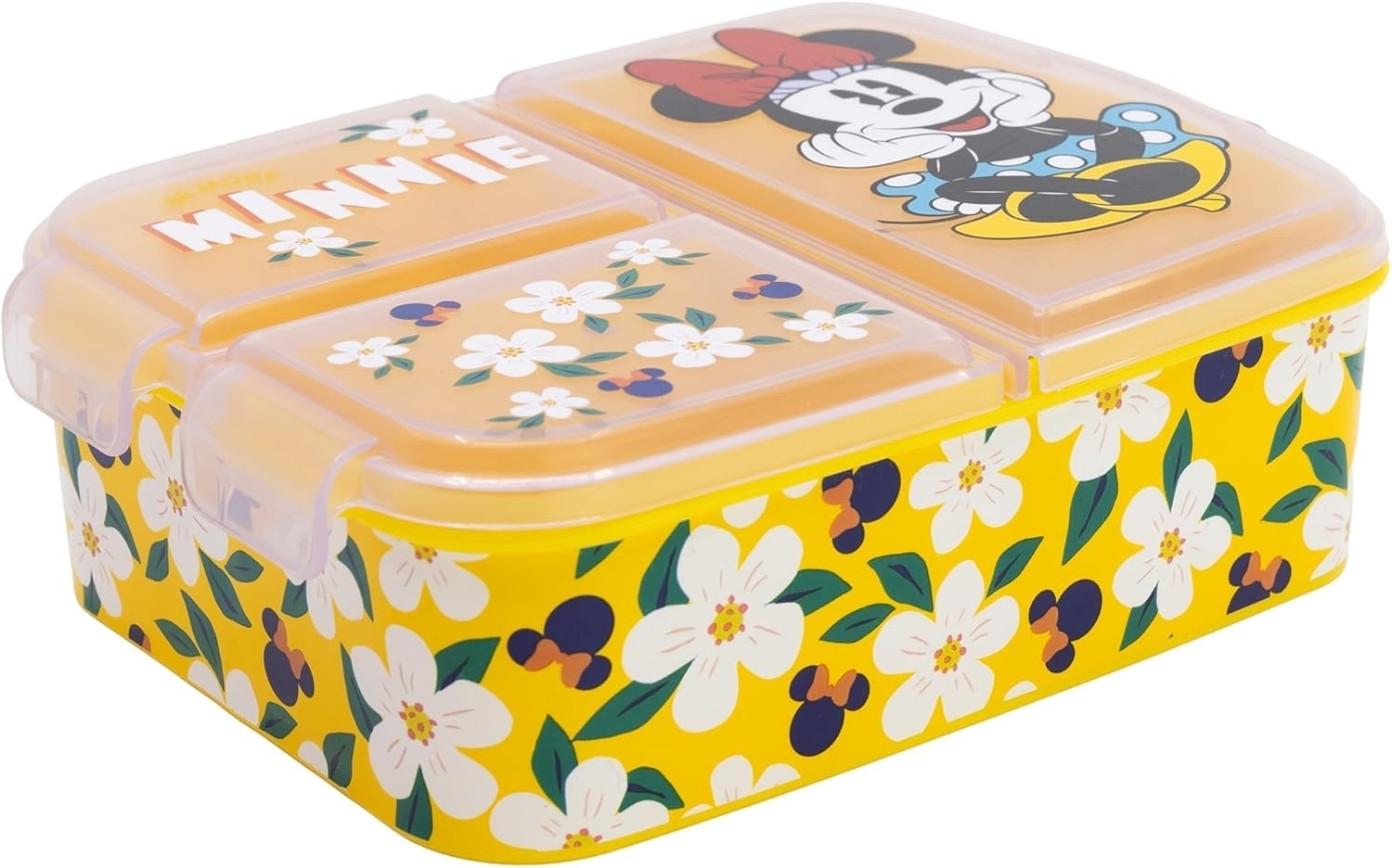 Disney Minnie Mouse Kinder Brotdose – Lunchbox mit 3 Fächern & tollem Design Bild 1