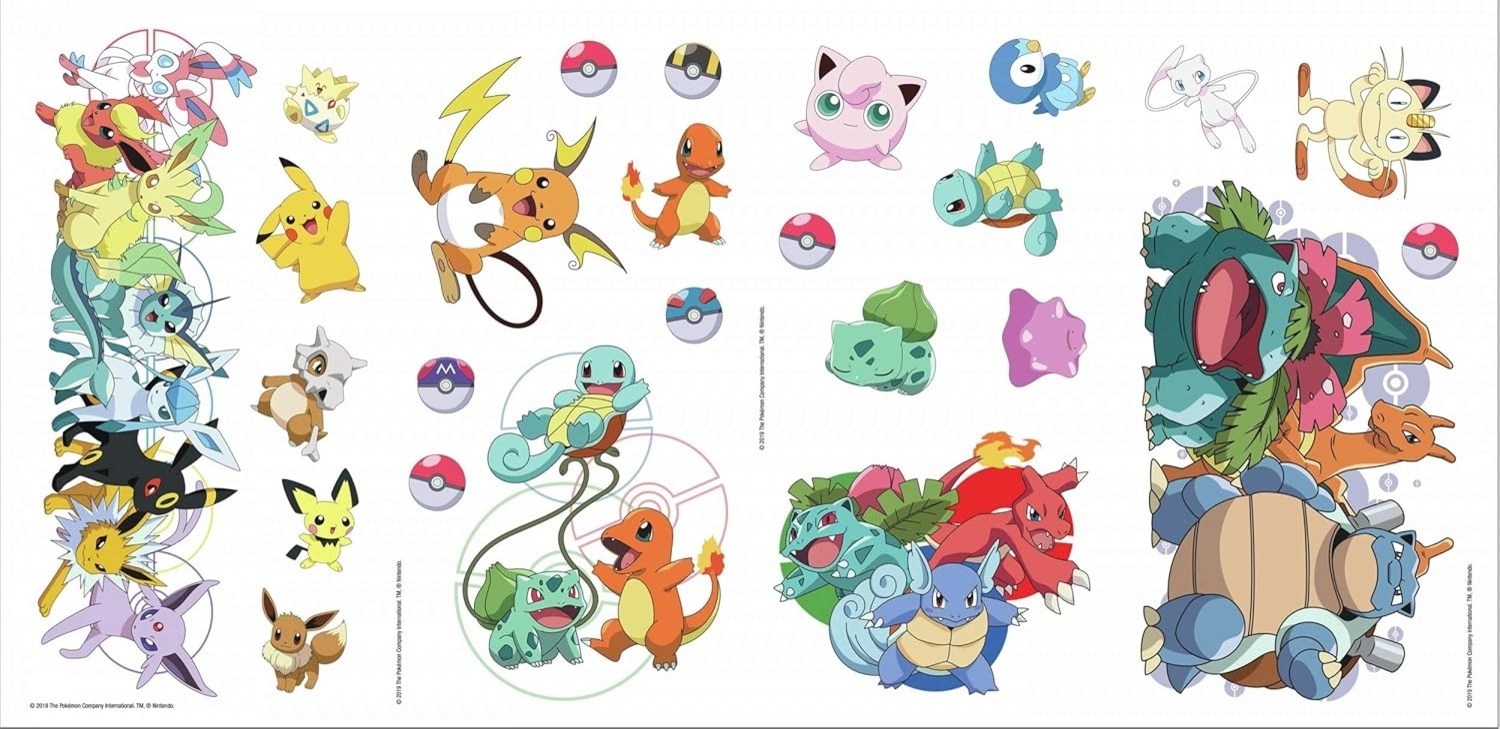 Pokemon Favorit Wallstickers Bild 1