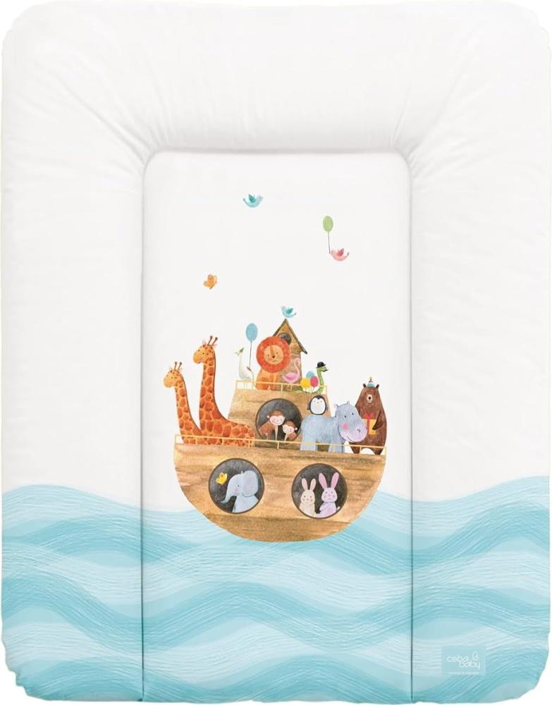 Ceba Baby Wickelauflage Wickelunterlage Wickeltischauflage 70x50 cm Abwaschbar für Mädchen und Junge - Arka 70x50 Bild 1