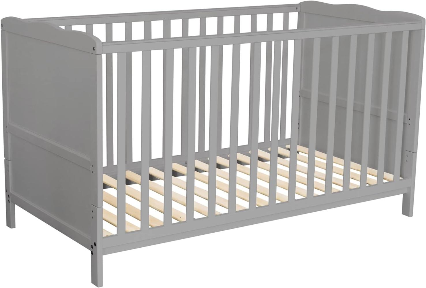 Babybett Nele, grau, 140x70 cm Bild 1