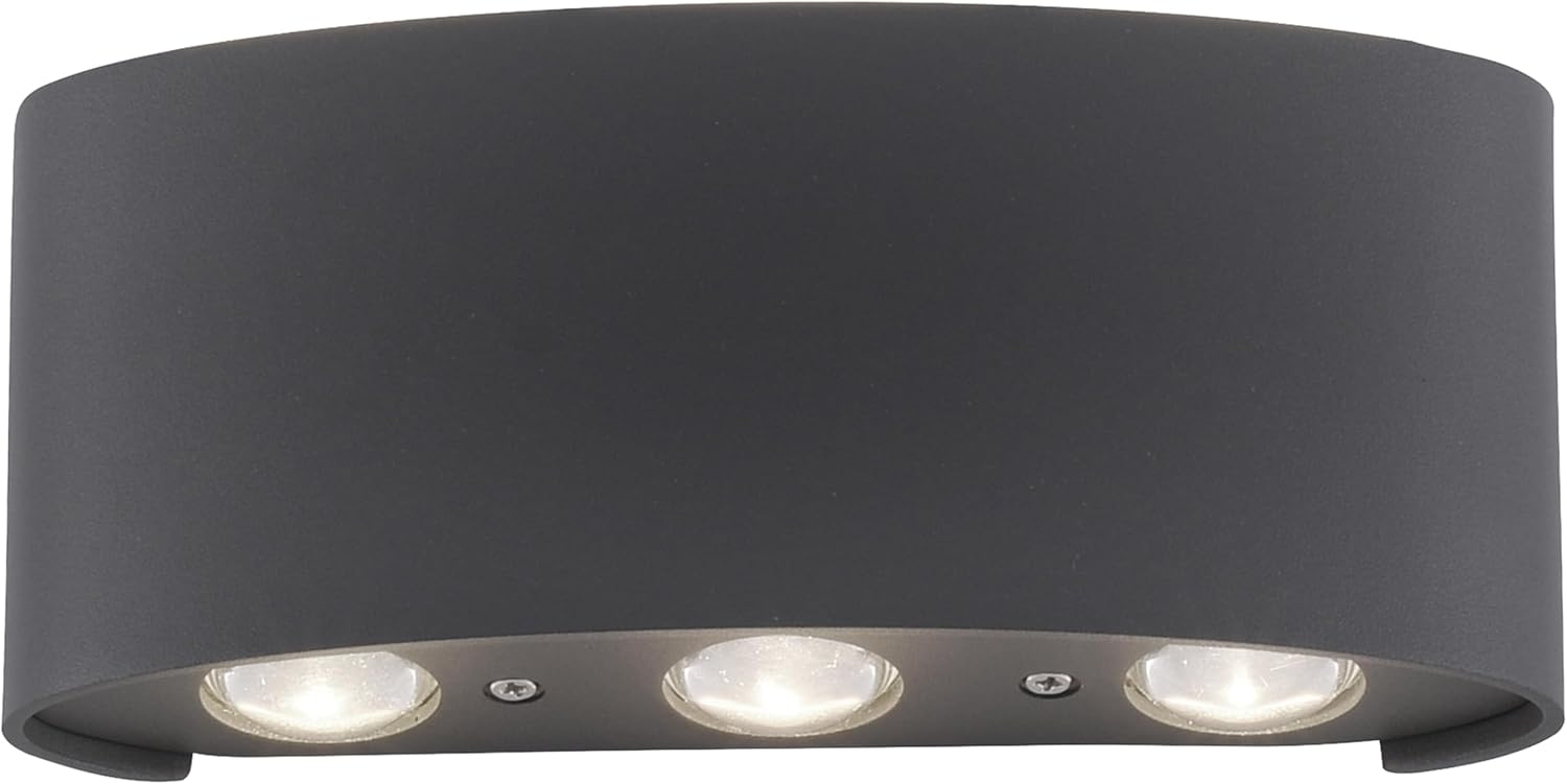 Paul Neuhaus 9488-13 Carlo LED Wandleuchte außen anthrazit IP54 Bild 1