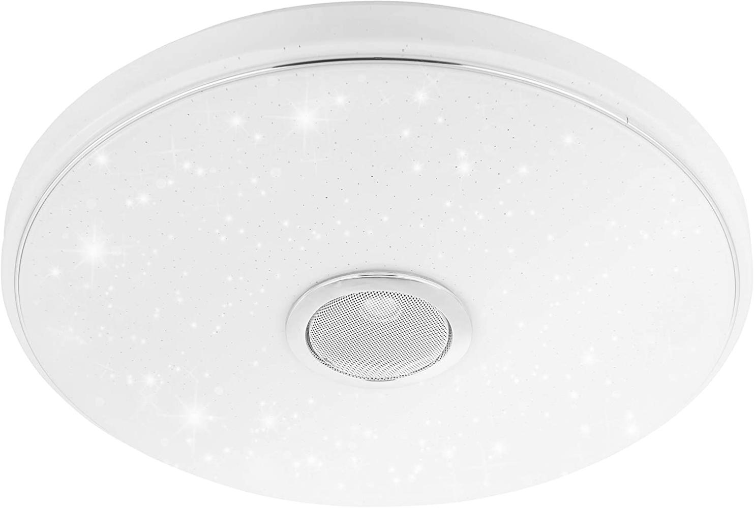 Eglo 33703 Badezimmerleuchte MILAZZO weiß H:5,5 Ø:40cm IP44 3000-6500K Bild 1