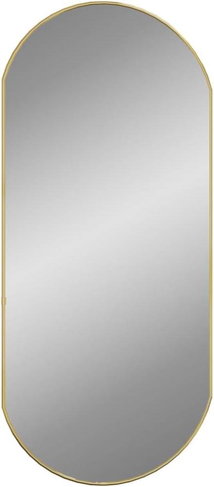 vidaXL Wandspiegel Golden 90x40 cm Oval 348200 Bild 1