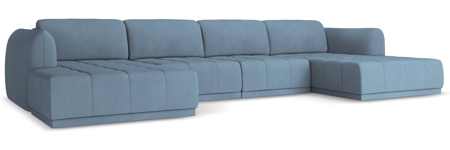 Wohnlandschaft Hoku in Chenille-Stoff Bild 1