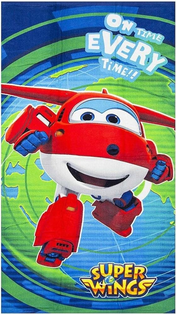 Super Wings Strandtuch Handtuch Badetuch 70 x 140 cm Bild 1