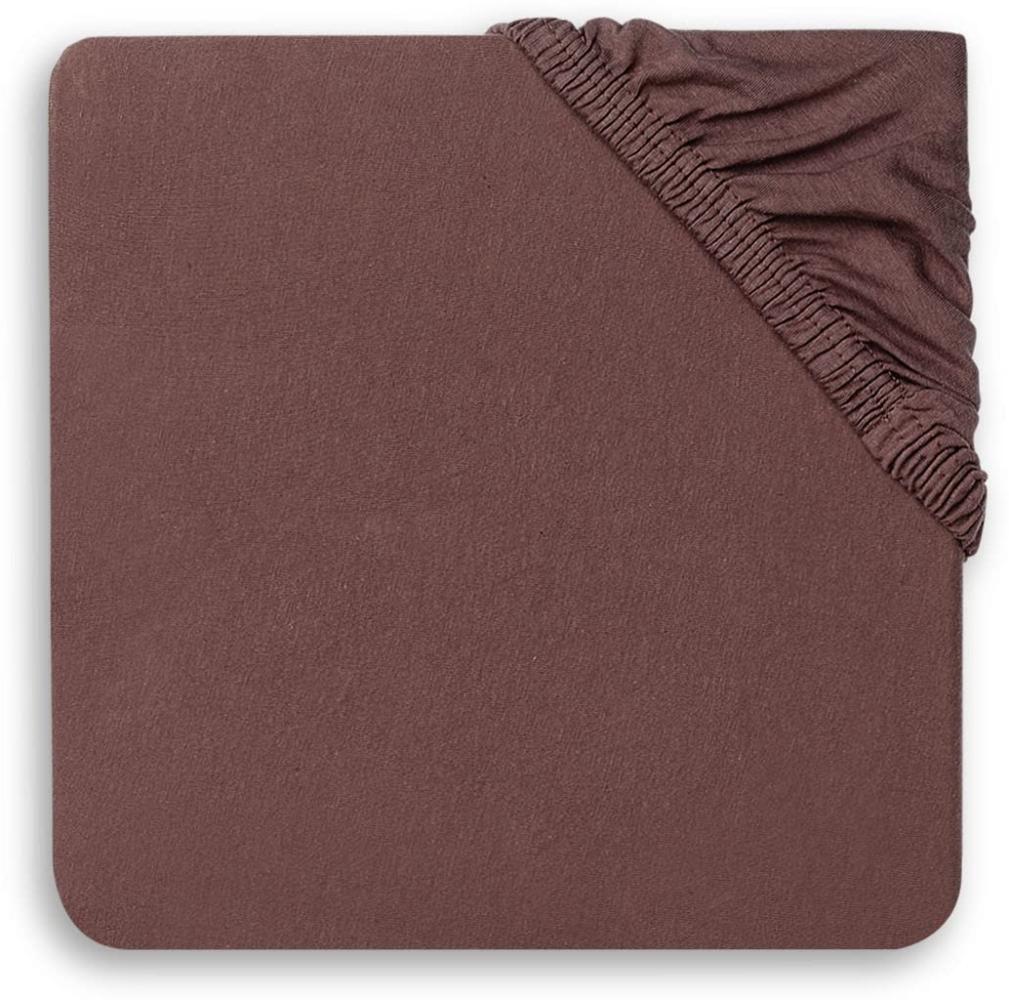 Jollein Jersey Spannbettlaken Chestnut 40 x 80 / 9 Bild 1