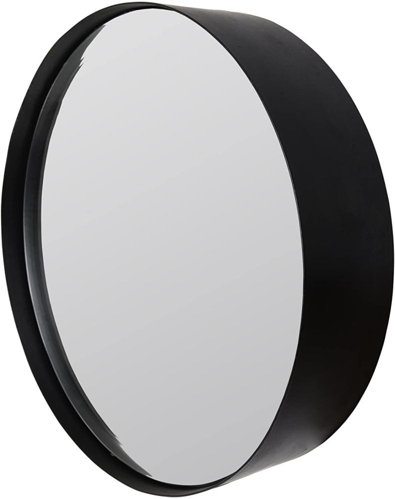 Wandspiegel Raj - schwarz - Ø 36cm Bild 1