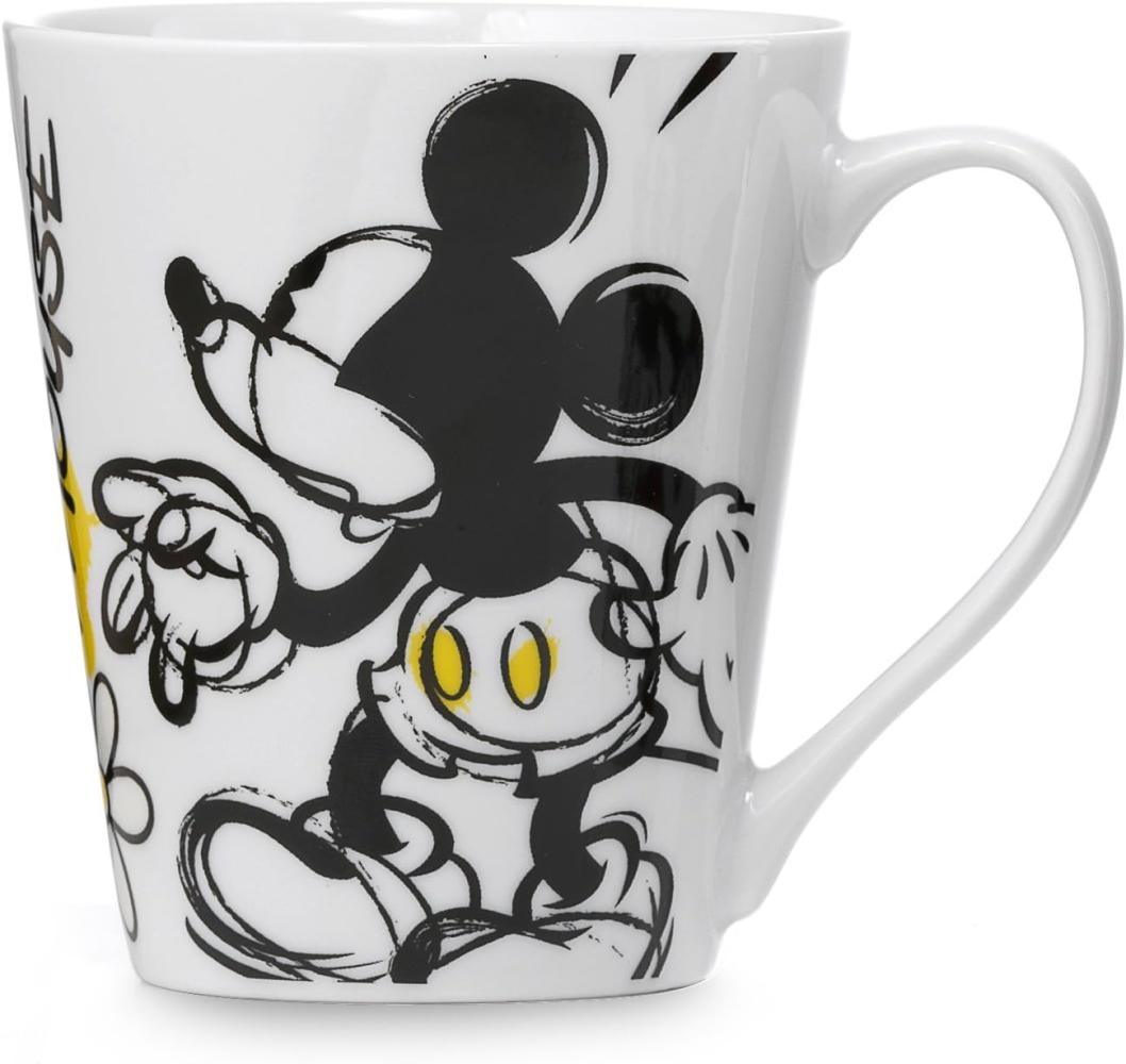 Disney Becher mit Mickey Mouse Motiv, Porzellan, Mickey mit Blumen Bild 1