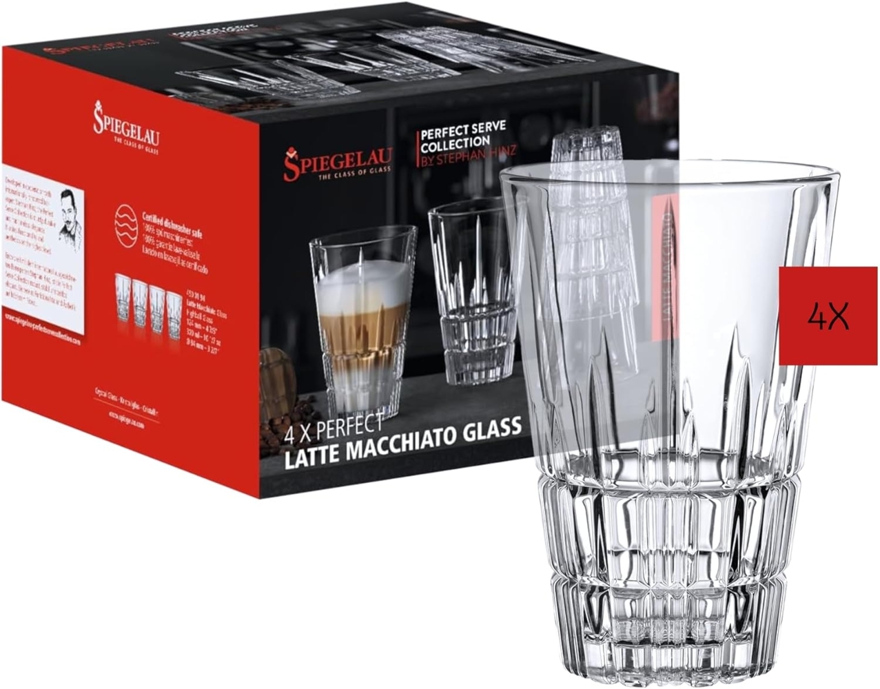 Spiegelau Perfect Serve Collection Latte Macchiato / Highball Glas 4er Set Bild 1