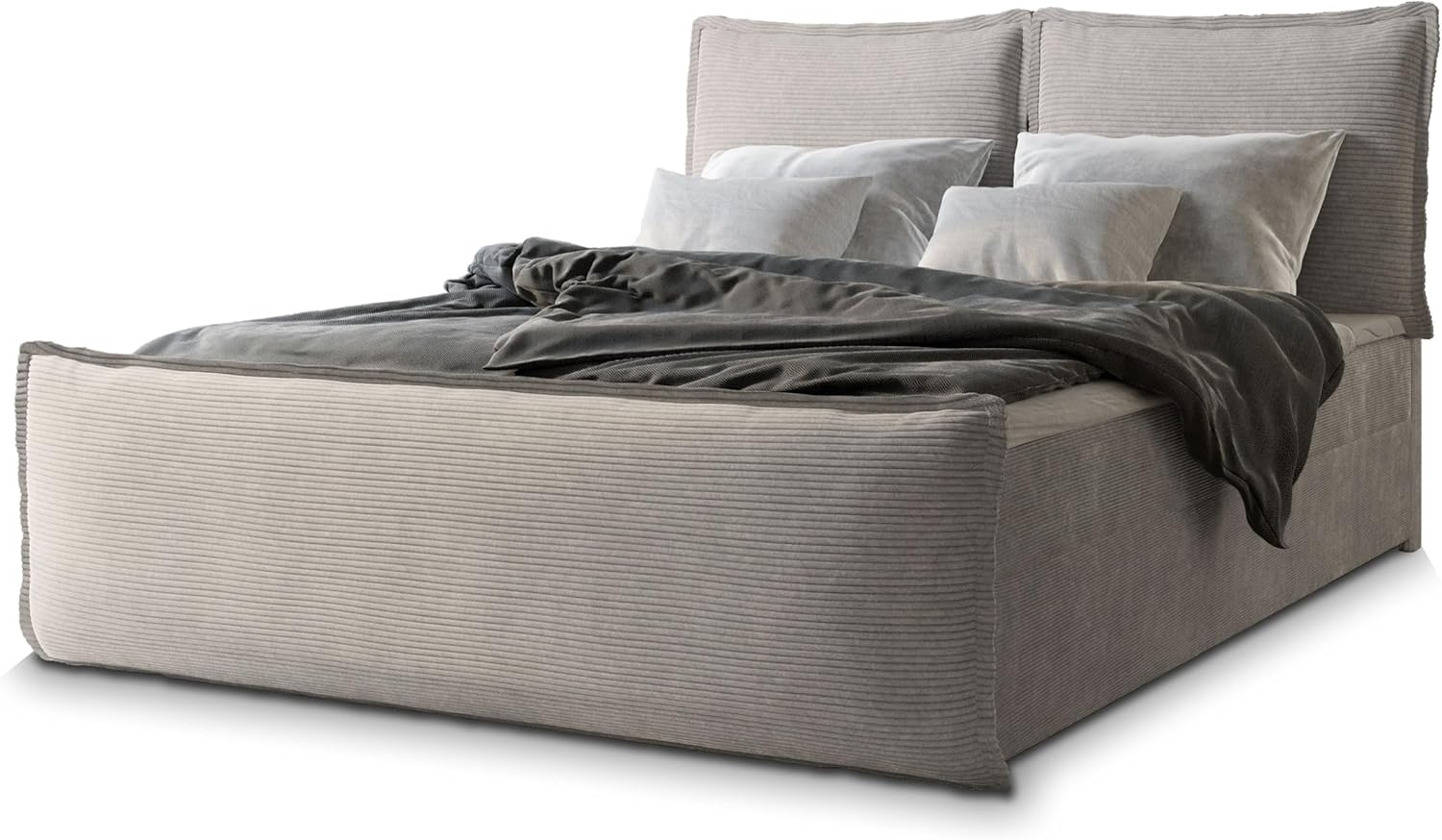 Masseno Boxbett MONTA 160x200 cm mit Bonell Matratze und Topper Bild 1