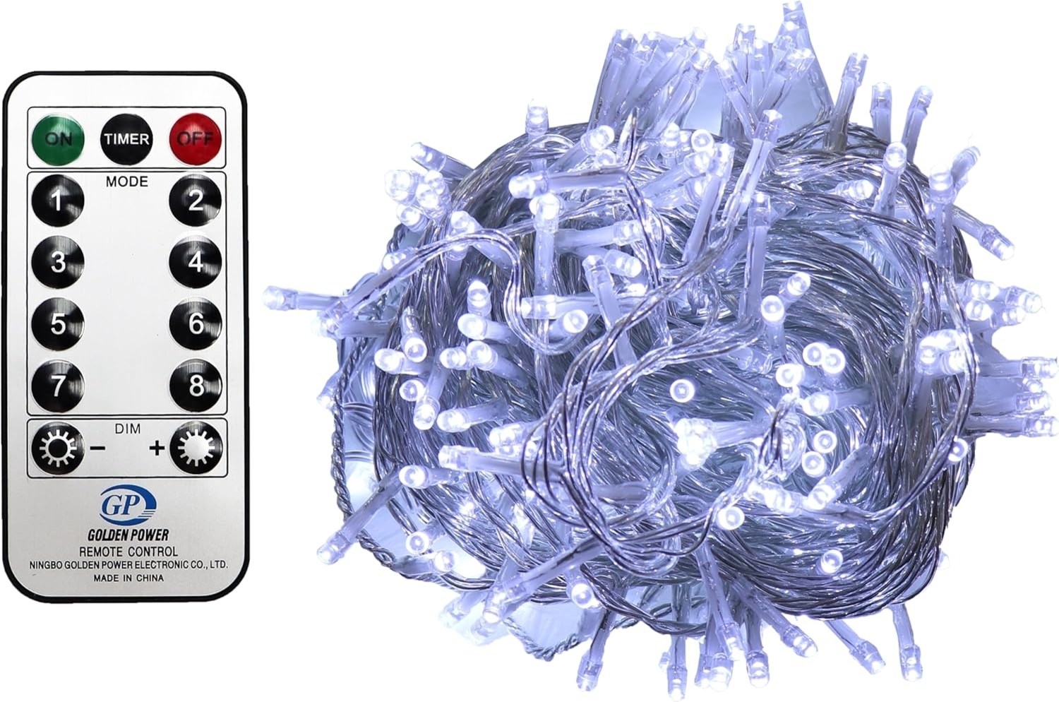 Gartenpirat LED-Lichterkette Christbaum LED Lichterkette Dekobeleuchtung 8 Programme Weihnachten Bild 1