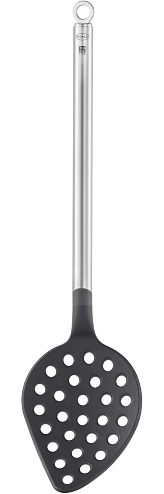 RÖSLE Basic Line Schaumlöffel, mit Rundgriff und Aufhängeöse, Edelstahl 18/10, PPA, spülmaschinengeeignet Bild 1