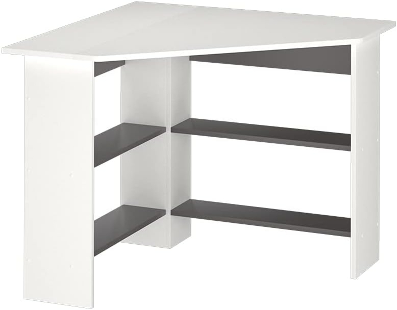 Eckschreibtisch Arion Weiß 90 x 90 cm Vicco Bild 1