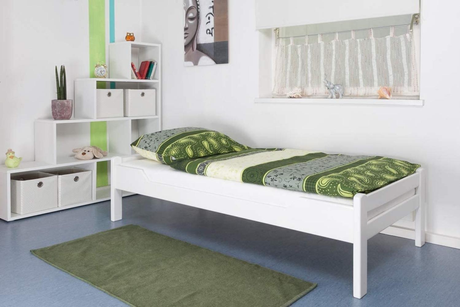 Steiner Einzelbett 'Easy Premium Line K1/1n weiß, 90x200 cm Bild 1