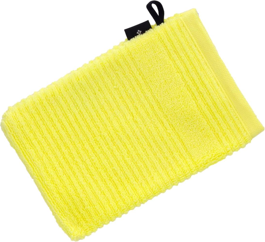 Vossen Handtücher Tomorrow | Waschhandschuh 16x22 cm | electric-yellow Bild 1