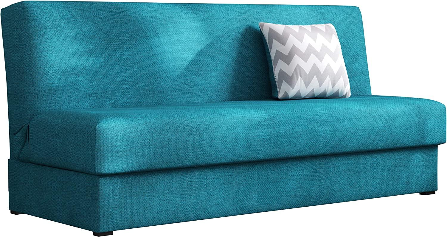 Schlafsofa Adela Mini, Farbe: Enjoy 17 + Zickzack Grau Bild 1