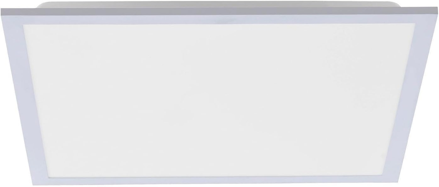 JUST LIGHT 14755-21 LED Deckenleuchte Panel FLAT silber quadratisch 445x445mm CCT Bild 1