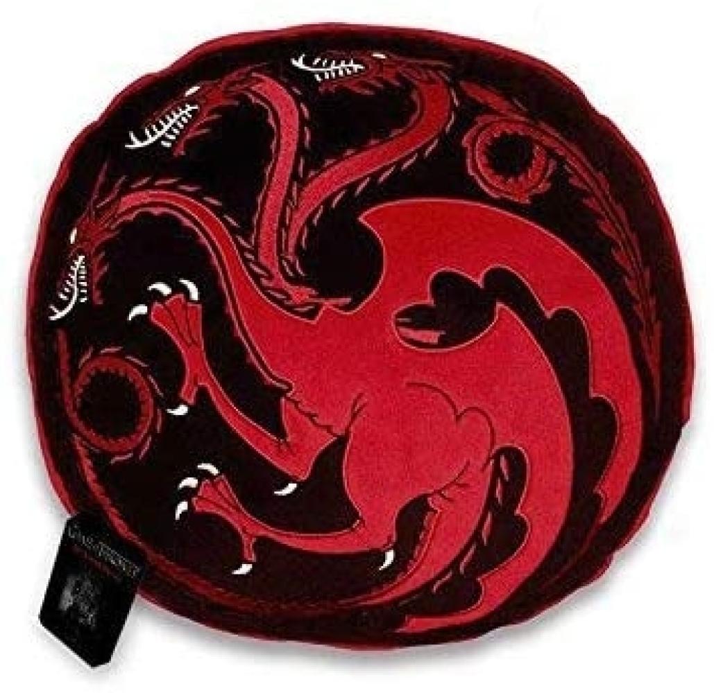 Game Of Thrones - House Targaryen Deko Kissen rund Bild 1