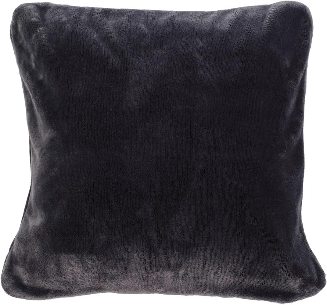 Gözze - Premium Cashmere-Feeling Kissenbezüge, 500 g/m², 50 x 50 cm - Anthrazit Bild 1