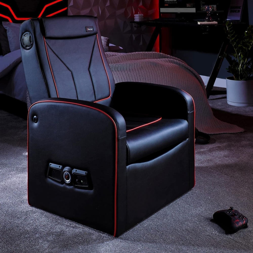 X Rocker Shift Luxe Junior 2.1 Ottoman Gaming-Sessel mit Stereo-Lautsprechersystem und Subwoofer - Bild 1