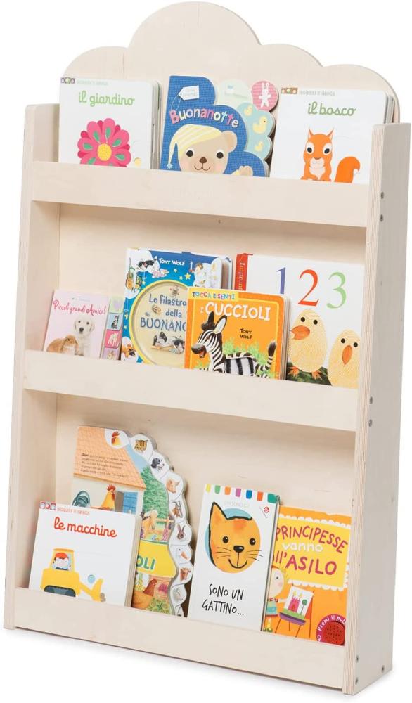 Dotty Natural Haus Bücherregal Montessori Multiplex 60x95x13cm Natur Bild 1