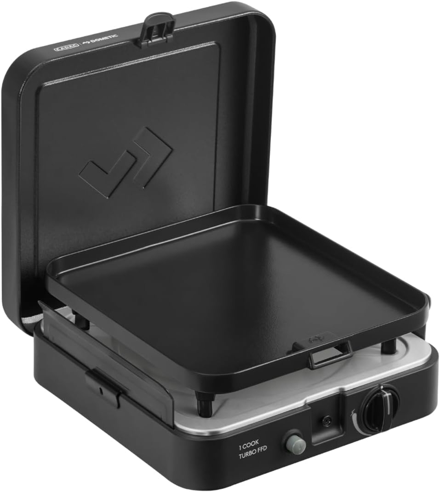 Cadac '1-Cook Turbo FFD' Gasgrill, Flat Grill Plate, 30mbar, 27,5 x 29 x 9 cm Bild 1