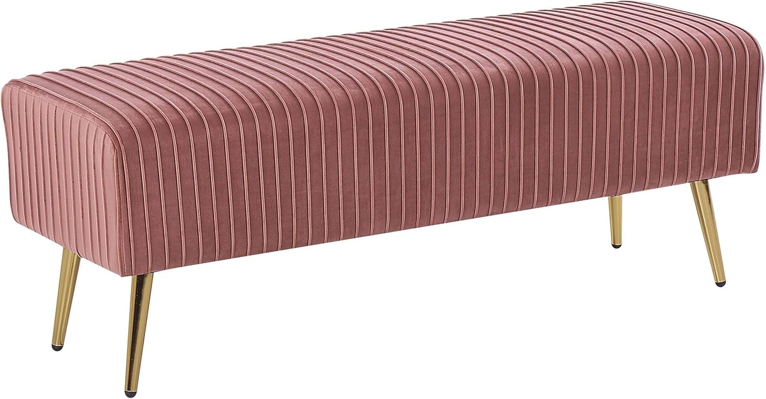 Bettbank Samtstoff rosa PATERSON Bild 1