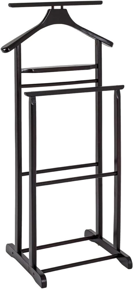 HAKU Möbel Herrendiener, Massivholz, tabak, B 47 x T 36 x H 102 cm Bild 1