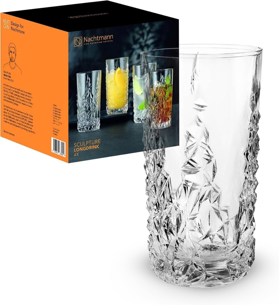 Nachtmann Sculpture Longdrinkglas 420 ml 4er Set - DS Bild 1