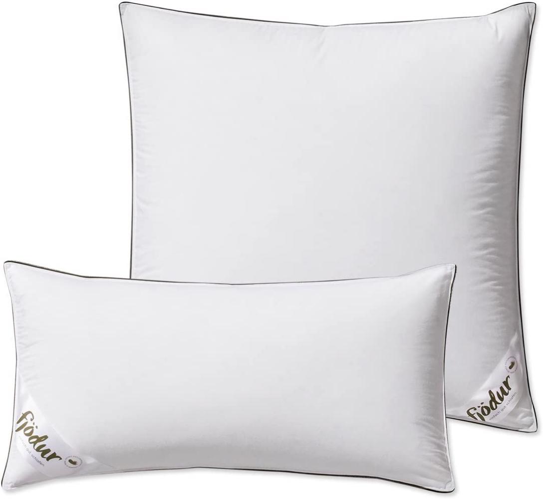 fjödur Feder Kopfkissen 70% Federn, 30% Daunen|40x80 cm Bild 1