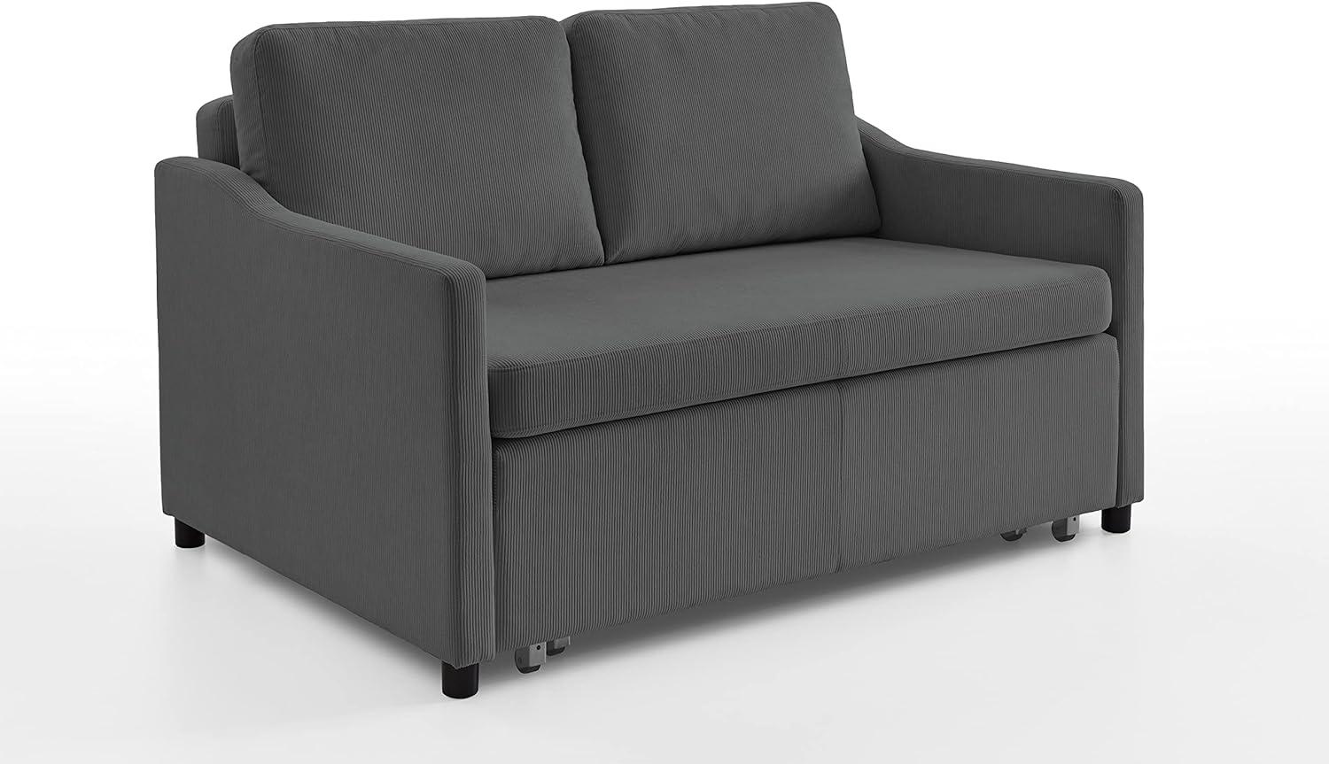 Atlantic Home Collection Schlafsofa Anella, Dunkelgrau, Breite X Tiefe X Höhe: 93 x 134 x 85 cm Bild 1