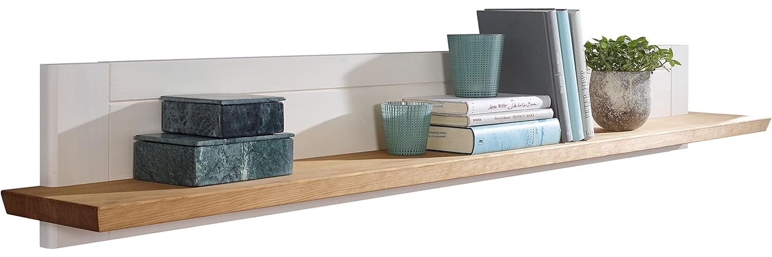 Woodroom in Kiefer massiv weiß (BxHxT 161 x 20 x 20 cm), 1031330702, regulär Bild 1