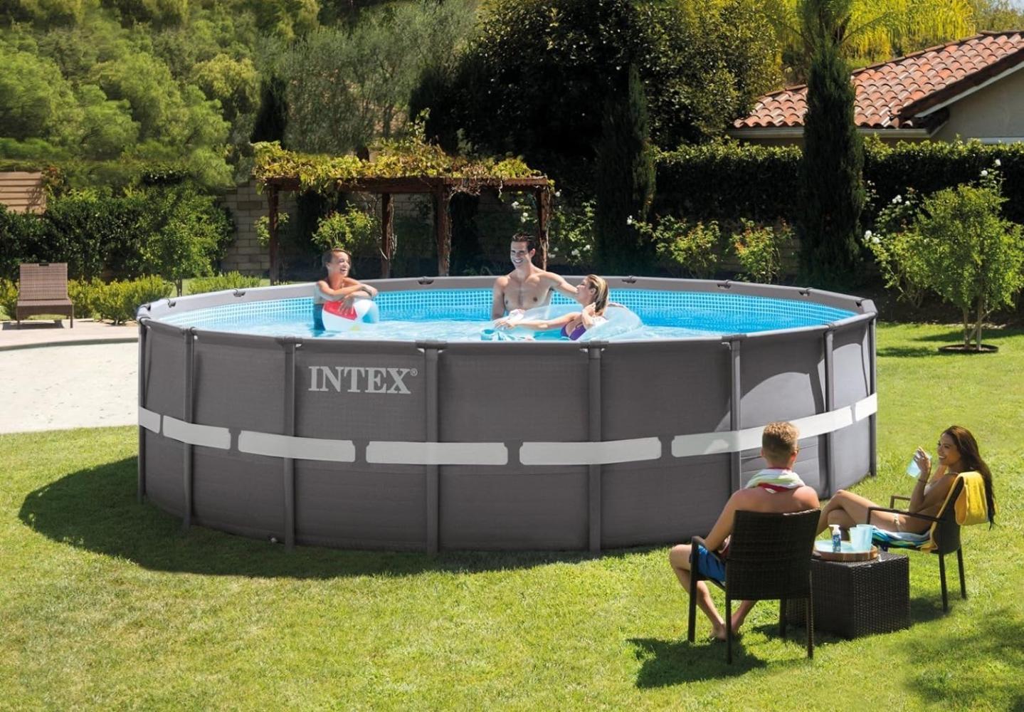 Intex 28322 Frame Pool Set Ultra Rondo Ø488x122 cm Bild 1