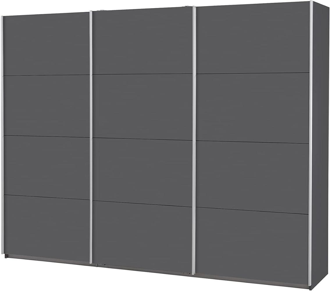 rauch möbelwerke gmbh Caracas Schwebetürenschrank, Holzwerkstoff, Grau-metallic, 271x210x62 Bild 1