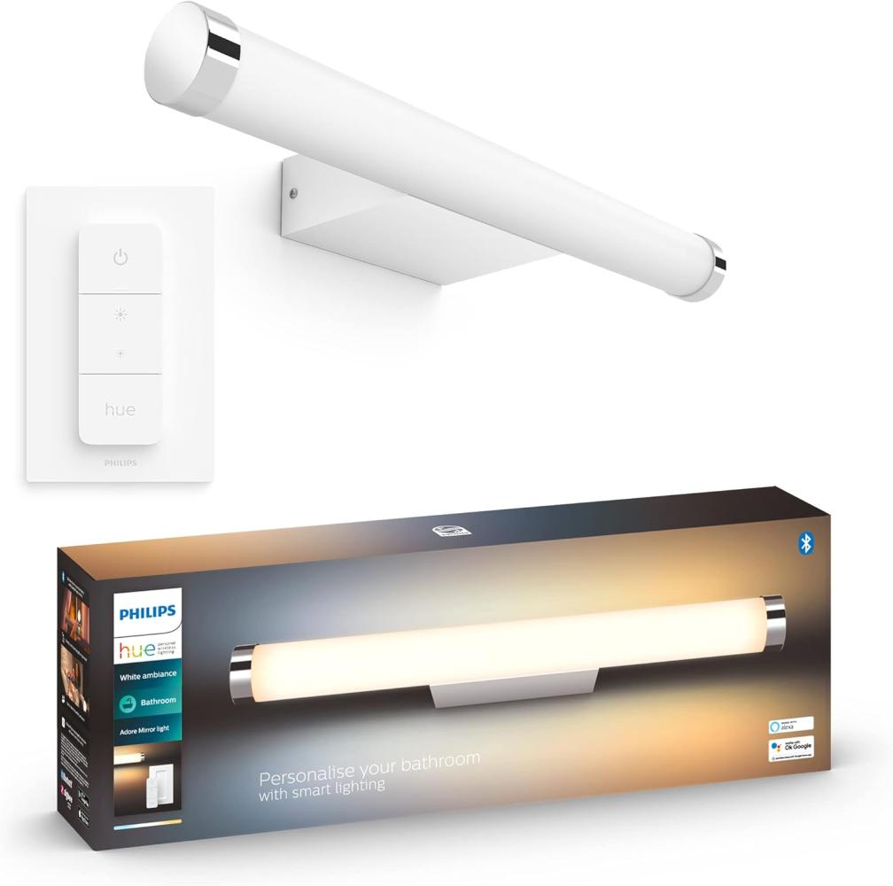 Philips Hue Adore Bathroom Small Tube Light - White Bild 1