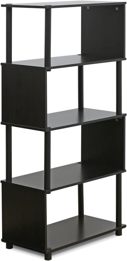 Furinno Flexi Regal mit 5 Ebenen, holz, Espresso, 29. 97x29. 97x121. 92 cm Bild 1