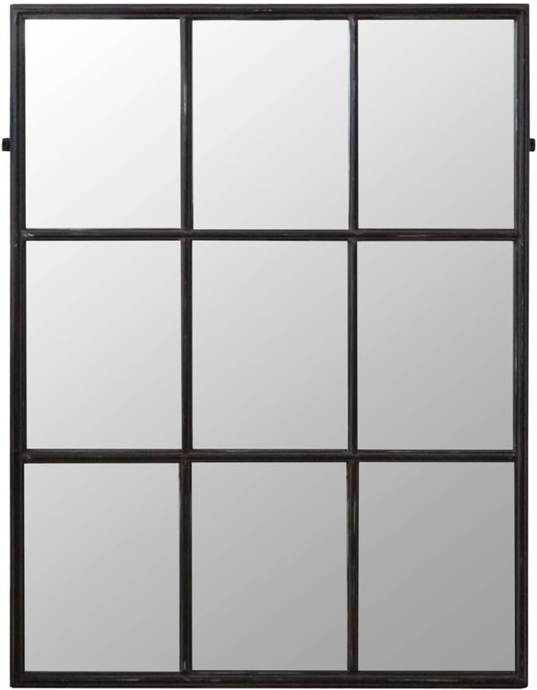 Grafelstein Spiegel Spiegel TILBURG antik braun Fenster 70x90cm Wandspiegel Farmhouse Fact Bild 1