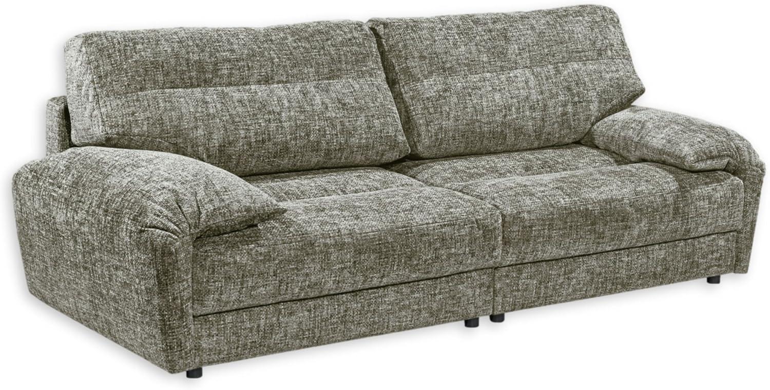 Stella Trading PRINCETON Big Sofa in Grau - Bequeme Wohnzimmer 3-Sitzer Couch - 256 x 95 x 112 cm (B/H/T) Bild 1